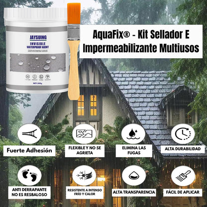 💦 AquaFix® - Kit Sellador E Impermeabilizante Multiusos ⭐