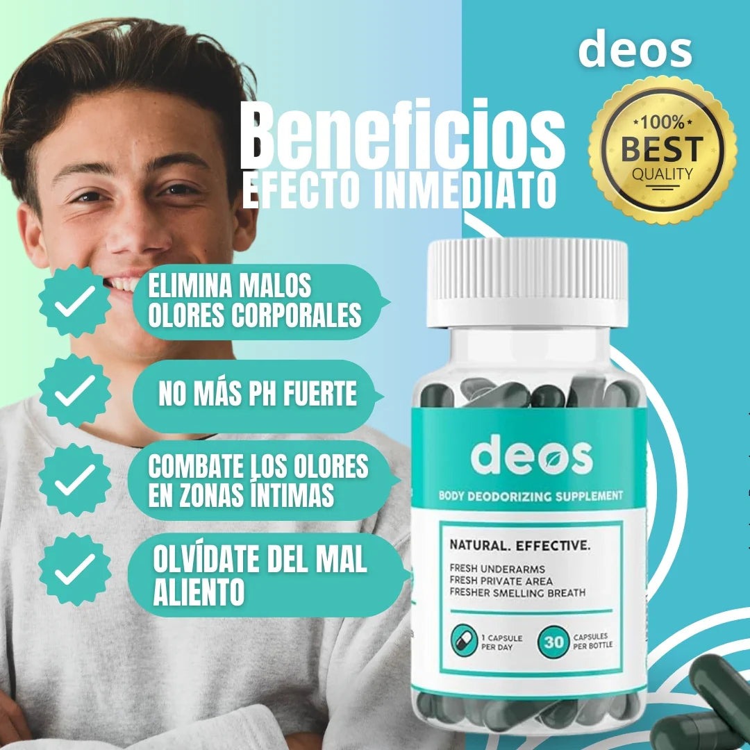 DEOS-Suplemento Desodorante Corporal